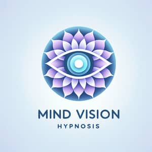 Mind Vision Hypnosis Logo Design | Tranquil Eye Symbol