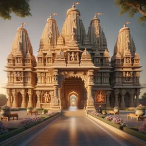 Stunning Ram Mandir: Grand Hindu Temple Architecture