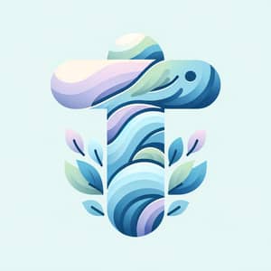 Inspiring Logo Design with Letter T | Calming Colors