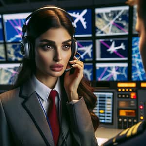Female Air Traffic Controller vs Pilot: Professional Tension