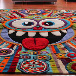 Handmade Carpet: Adorably Ridiculous Monster Shape