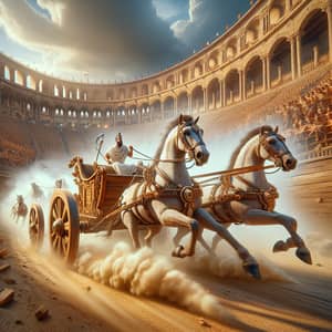 Chariot Racing Game in Ancient Rome Style | Thrilling Gameplay