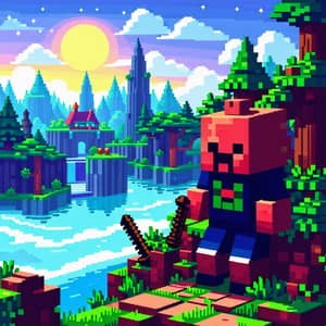 Minecraft Wallpaper in RPG Style | Creative Gamer Designs