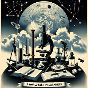 World Without Science Poster: A World Lost in Darkness
