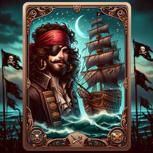Maritime Adventure Trading Card Game | Pirate Captain Character Design