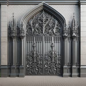 Gothic Style Metal Gate | Exquisite Architectural Design