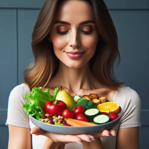 Healthy Diet Choices for Fueling Positive White Woman Body