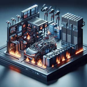 Electric Vehicle Battery Management System Fire Safety Measures