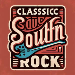 Classic South Rock Logo Design | Vintage Southern Style