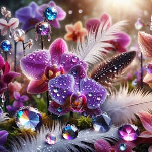 Feather Birthstone Orchids: A Magical Garden of Vibrant Colors