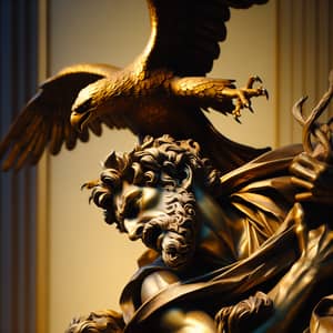 Greek Style Prometheus Sculpture: Mythology Genre Masterpiece