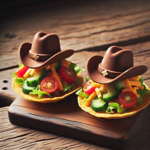 Delicious Cowboy-themed Tostadas | Crunchy & Colorful