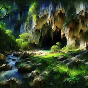 Tabon Caves: Abstract Realism Depiction in Philippines