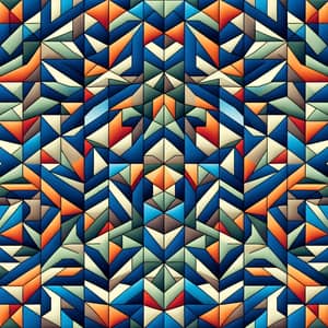 Geometric Tessellated Triangles | Abstract Pattern Design