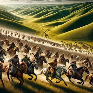 Eurasian Steppe Warriors: Diverse Magyar Triumph in Battle