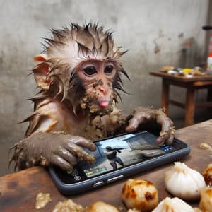 Dirty Monkey Enjoying Dumplings Plays Counter Strike 2 on Mobile