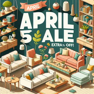 April Furniture Sale: Extra 5% Off!
