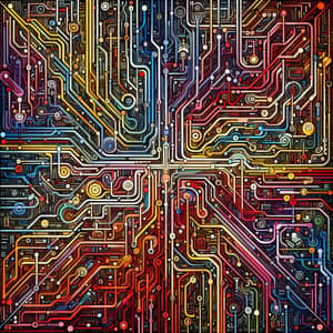 Electric Circuits: Abstract Art Explored