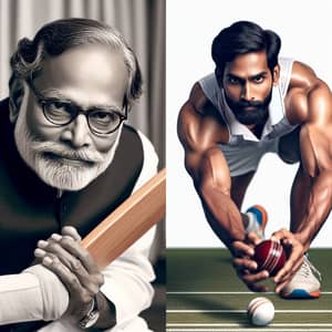 Indian Politician vs Skilled Cricketer: Intense Cricket Face-Off