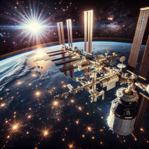 Russia in Space: Glittering Stars and Russian Space Station Views