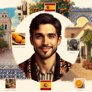 Spanish Male Portrait in Traditional Setting