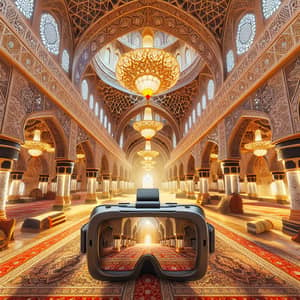 Immersive 3D Tour of Sultan Qaboos Grand Mosque, Oman