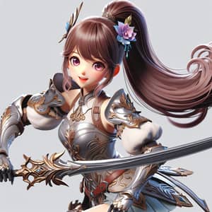 Naraka Bladepoint Cute Tessa - Dynamic Warrior Character Design