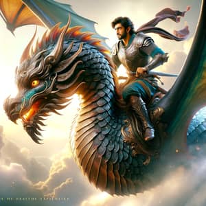 Nitin the Hero Riding Dragon | Epic Adventure in the Sky