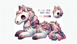 Charming Undead Plush Horse Reference Guide | Soft Pastel Colors