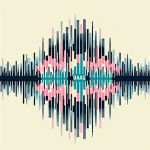 BAAQ Soundwave Art: Abstract Rhythmic Representation