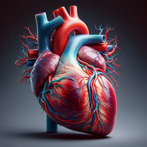 Detailed Realistic Heart Anatomy | Rich Colors & Structure