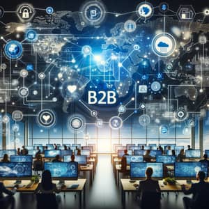 Dynamic B2B System | Business Networking Visual