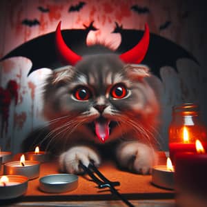 Demonic Cat - Creepy Feline Photos