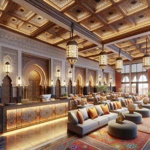 Luxury Dubai & Morocco Inspired Hotel Reception Design