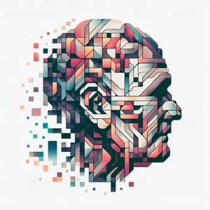 Abstract Representation of Alzheimer's Disease | Memory Loss Artwork
