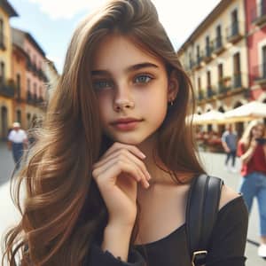 Teenager with Long Hair - Stunning Images