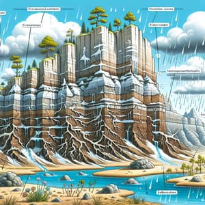 Weathering Landscape: Rock Formations and Erosion - Exploiting Nature's Force