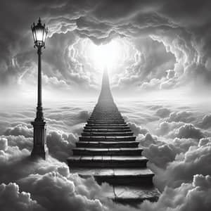 Monochromatic Stairway to Heaven Visual Interpretation