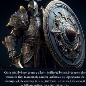 Dark Fantasy Shield Warrior Class Inspired by Kul Tiras