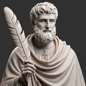 3D Representation of Saint Augustine of Hippo
