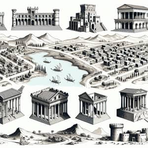 Flexibility of Roman Architecture across Various Terrains