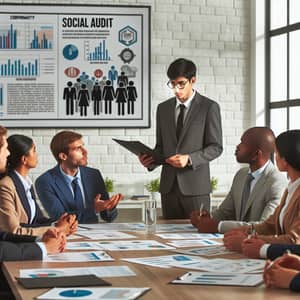 Corporate Social Responsibility Audit Scene | Diverse Collaboration