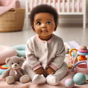 Adorable African Baby Girl | Peaceful Infancy Image