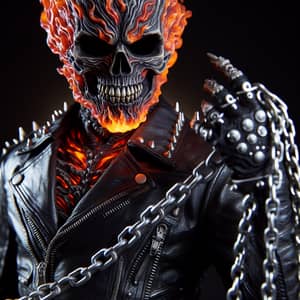Ghost Rider Character - Supernatural Entity Imagery