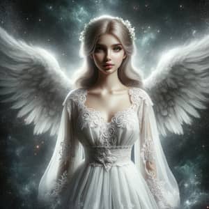 Beautiful Angel Girl | Ethereal Beauty and Charm
