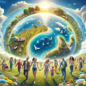Tranquil Planet of Pure Happiness | Utopia of Joy & Peace