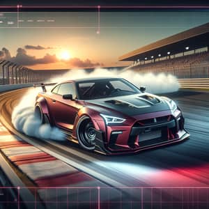High-Performance Drift in Virtual Racing Game - Thrilling Dynamics
