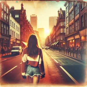 Girl on the Street - Urban Style Album Cover