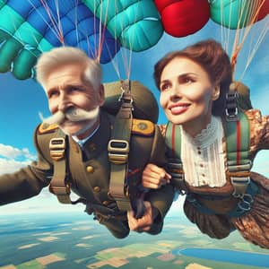 Stalin and Daughter Skydiving | Historic Adventure