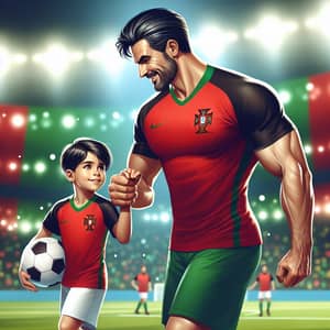 CR7 & Son Playing for Portugal: Heartfelt Soccer Game